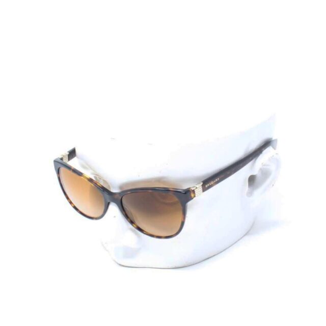 BVLGARI Brown Cat Eye Sunglasses 26439 A