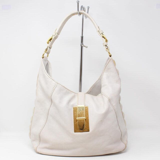 MICHAEL KORS White Leather Handbag 19045 1