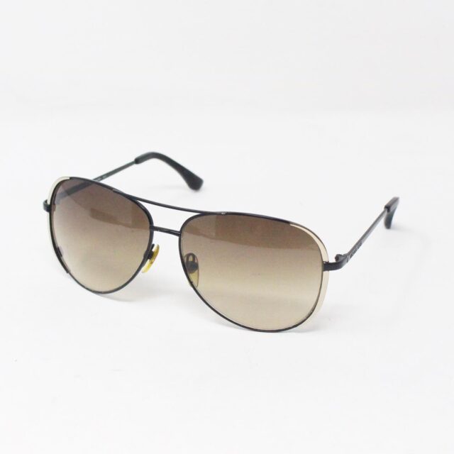 MICHAEL KORS 31696 Brown Black Aviator Sunglasses 1