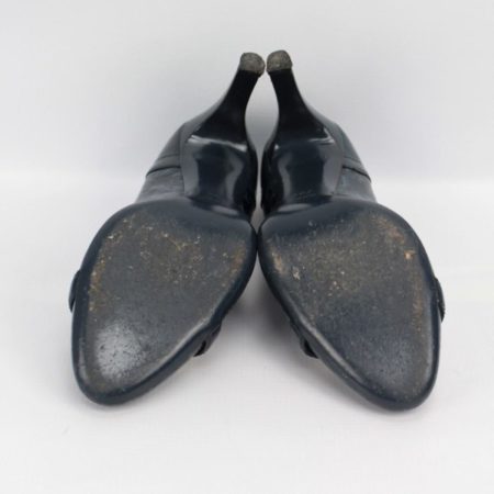 GUCCI Teal Heels Size 7.5 Eur 37.5 10994 f
