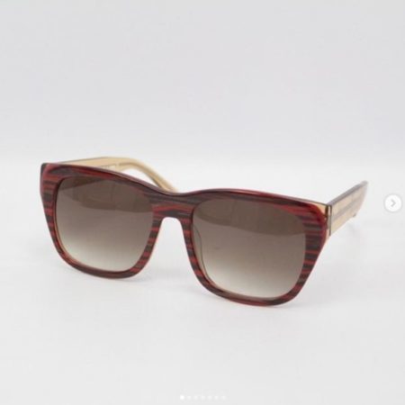 THIERRY LASRY Orange Brown Sunglasses 6749 a