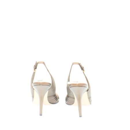 GUCCI Metallic Brown Strappy Heels Size USA 7 Euro 37 Item14456 g