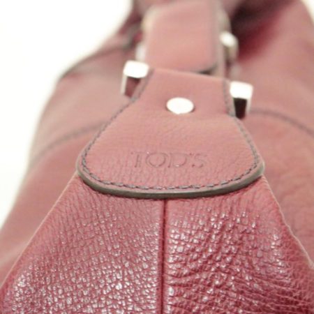 TODS Red Leather Hobo Bag Item13529 h