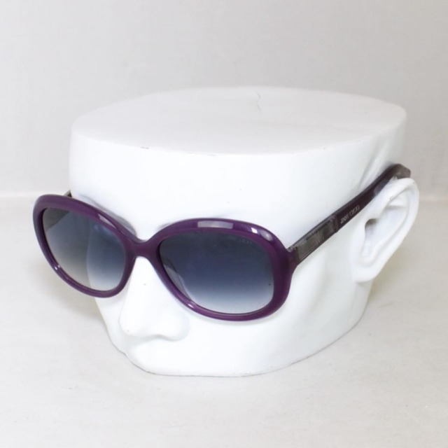 JIMMY CHOO Purple Monique Oval Sunglasses 1371 a