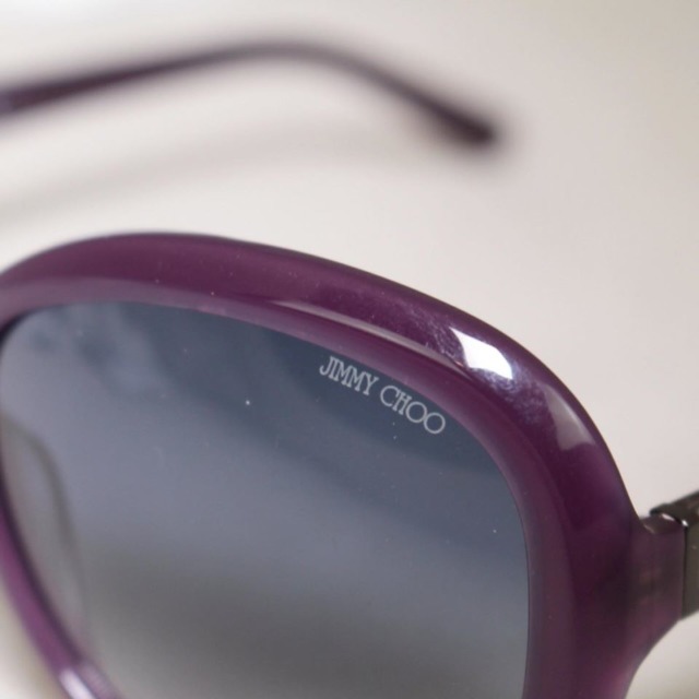 JIMMY CHOO Purple Monique Oval Sunglasses 1371 g