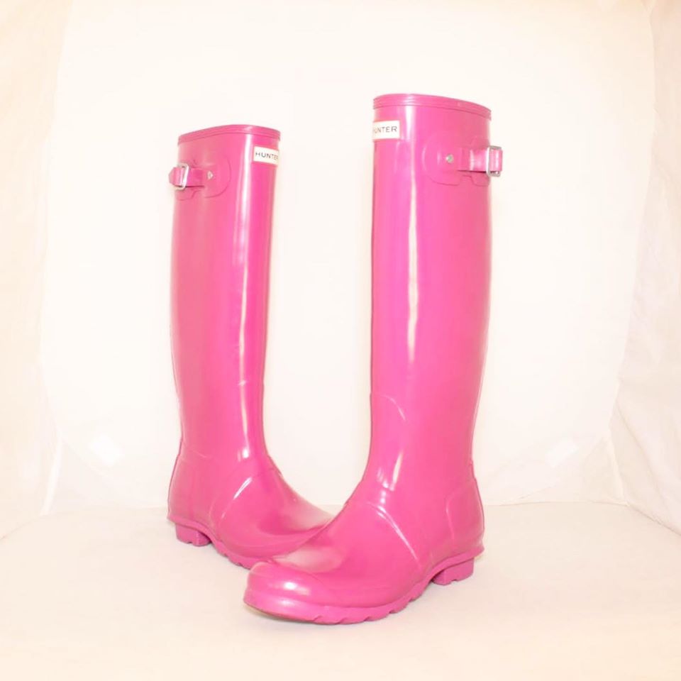 HUNTER Hot Pink Rain Boots (8 US / 38 EU) #25225 – ALL YOUR BLISS