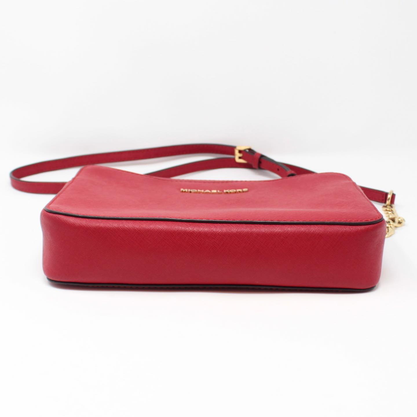 Leather crossbody bag Michael Kors Red in Leather - 34080821