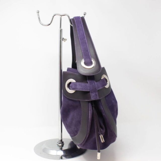 BALLY Purple Suede Handbag 27214 b