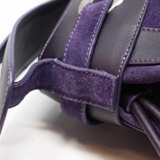 BALLY Purple Suede Handbag 27214 f