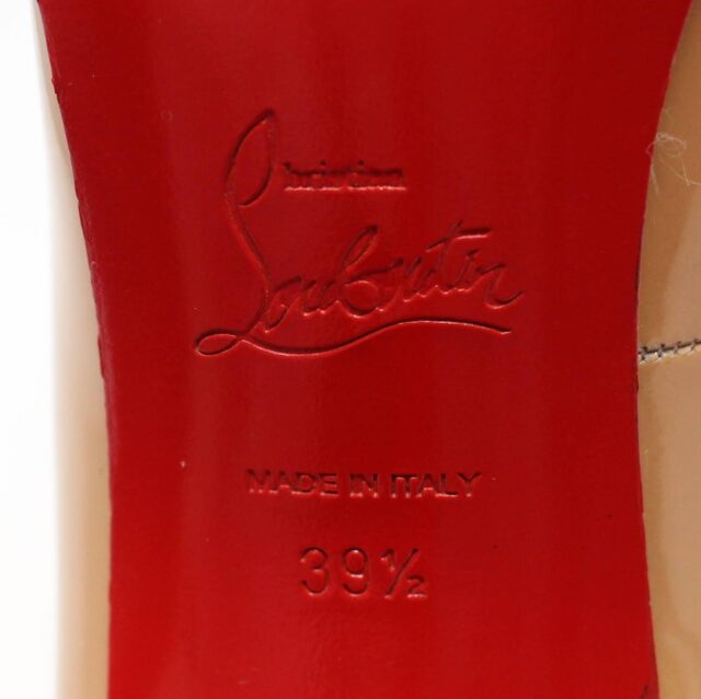 CHRISTIAN LOUBOUTIN Nude Patent Leather Heels US 9.5 EU 39.5 27474 6