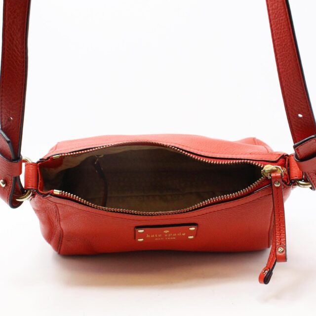 KATE SPADE Red Leather Crossbody 28027 7