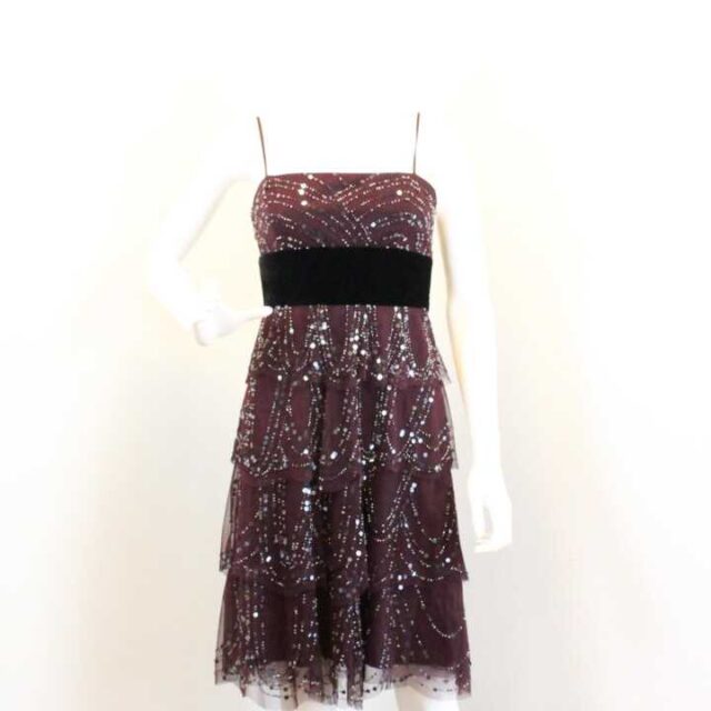 BCBG GENERATION Purple Dress Size 2 XS 25872 1