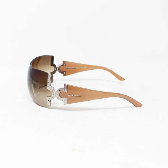 BVLGARI Brown Round Over Sized Sunglasses 28825 2