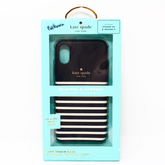 KATE SPADE Black and White iPhone Xs iPhone X Case 25527 1