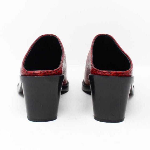 RAG BONE Red Croc Print Leather Boots US 8 EU 38 28349 6