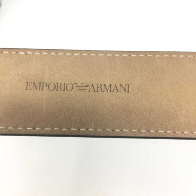 Emporio Armani Black Leather Bracelet 29189 2