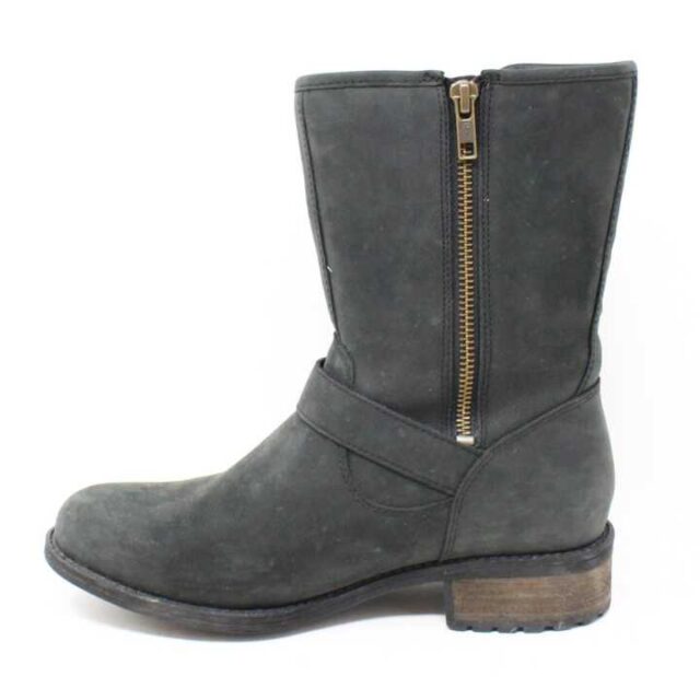 UGG Grey Velvet Boots US 6.5 EU 36.5 29172 3