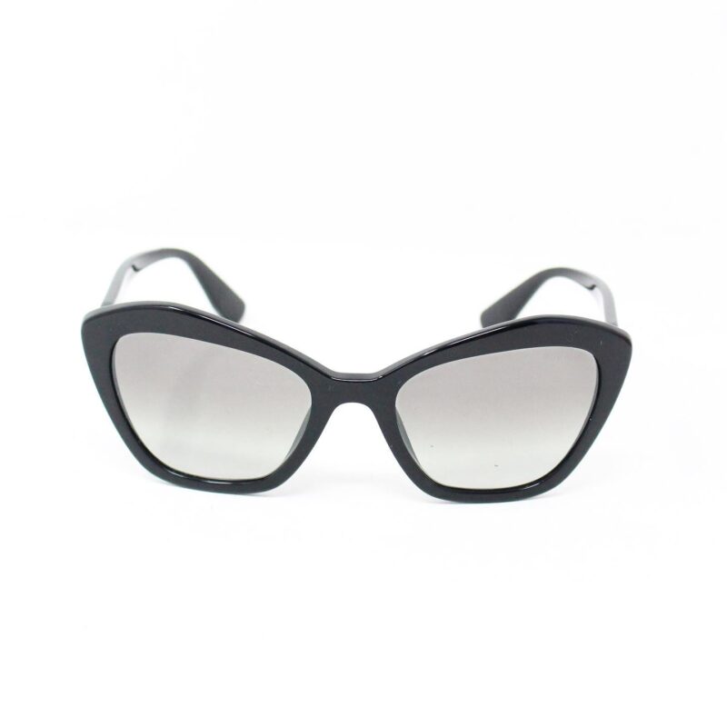 MIU MIU 30073 Black Oval Cat Eye Sunglasses ALL YOUR BLISS