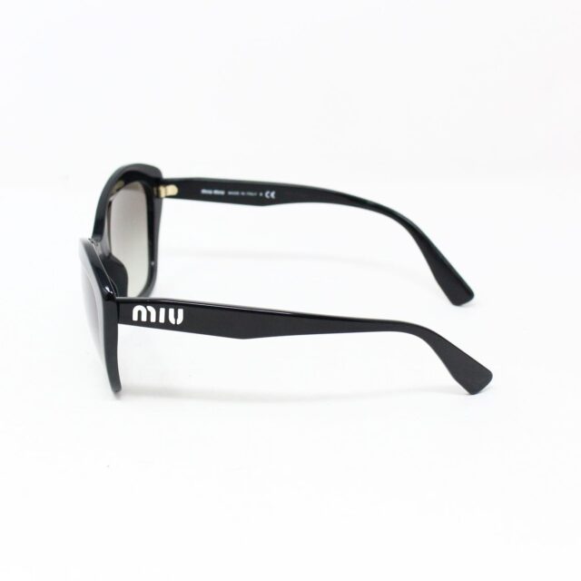 MIU MIU 30073 Black Cat Eye Sunglasses 3