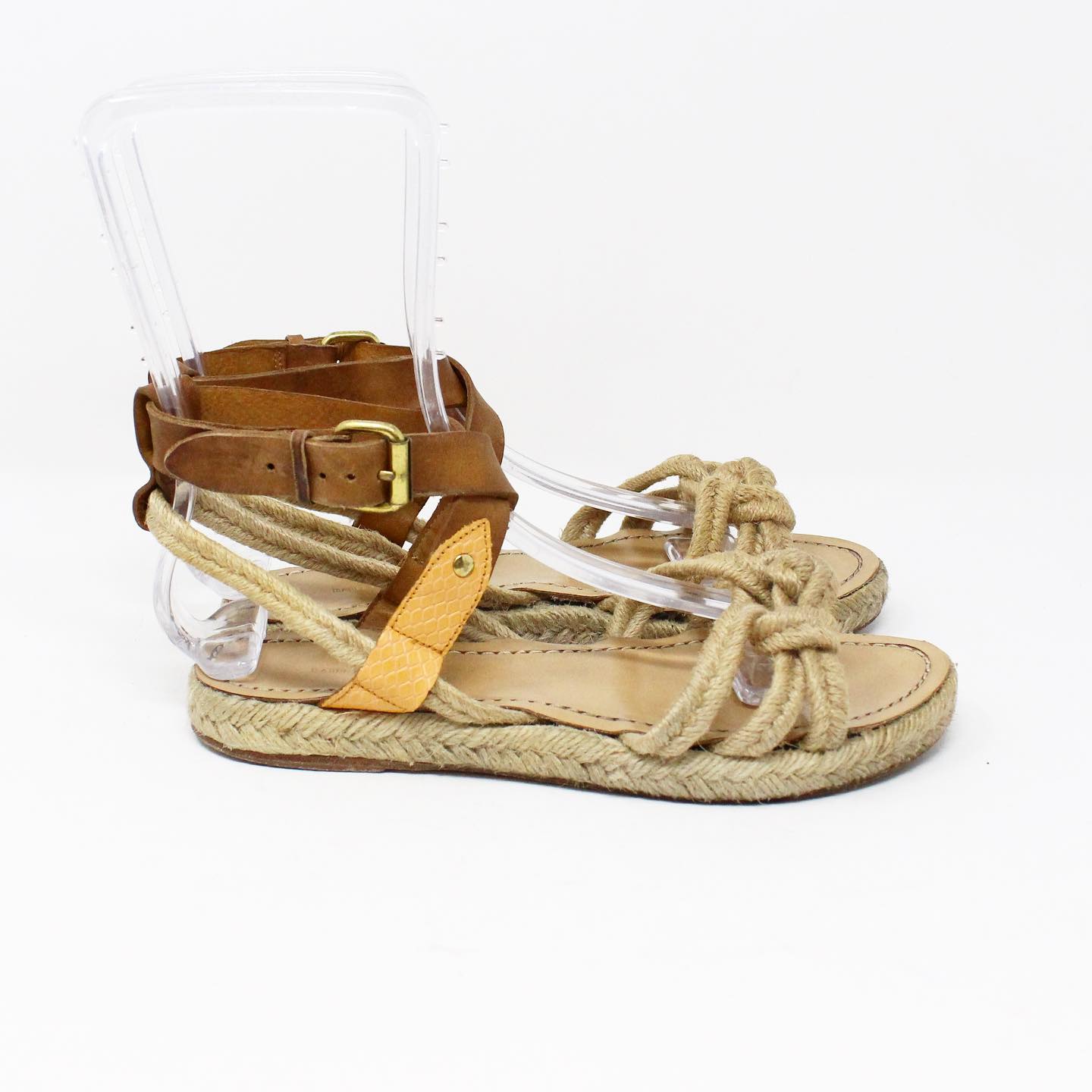 krater Resten håndtag ISABEL MARANT #30548 Tan Leather Lace Up Sandals (US 7 EU 37) – ALL YOUR  BLISS