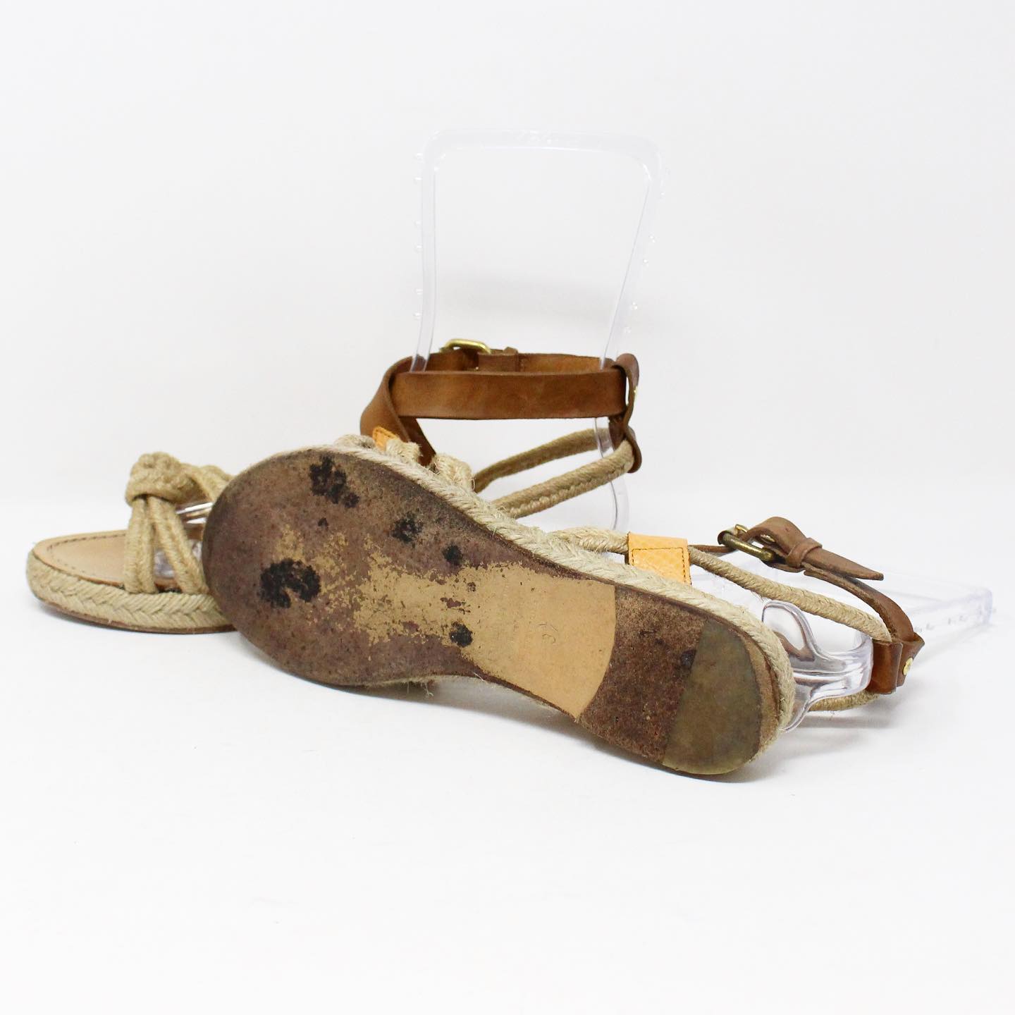 Kruiden Afvoer taxi ISABEL MARANT #30548 Tan Leather Lace Up Sandals (US 7 EU 37) – ALL YOUR  BLISS