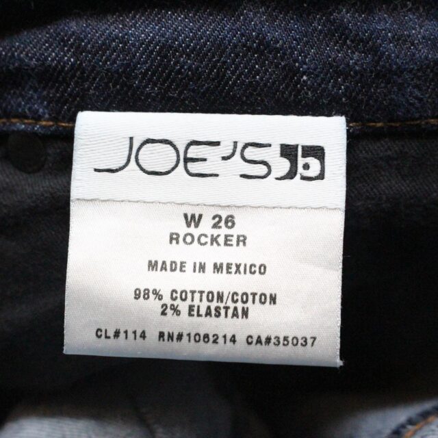 JOES AYB082 Dark Blue Wide Fit Rocker Jeans Size 26 Wide 6