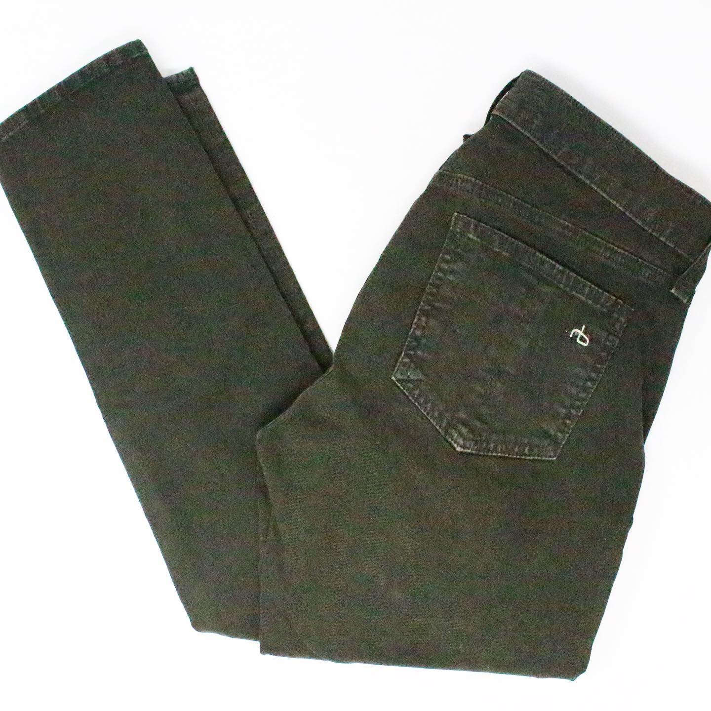 Downtown jubilæum burst RAG & BONE #31085 Olive Green Skinny Jeans (Size 26) – ALL YOUR BLISS