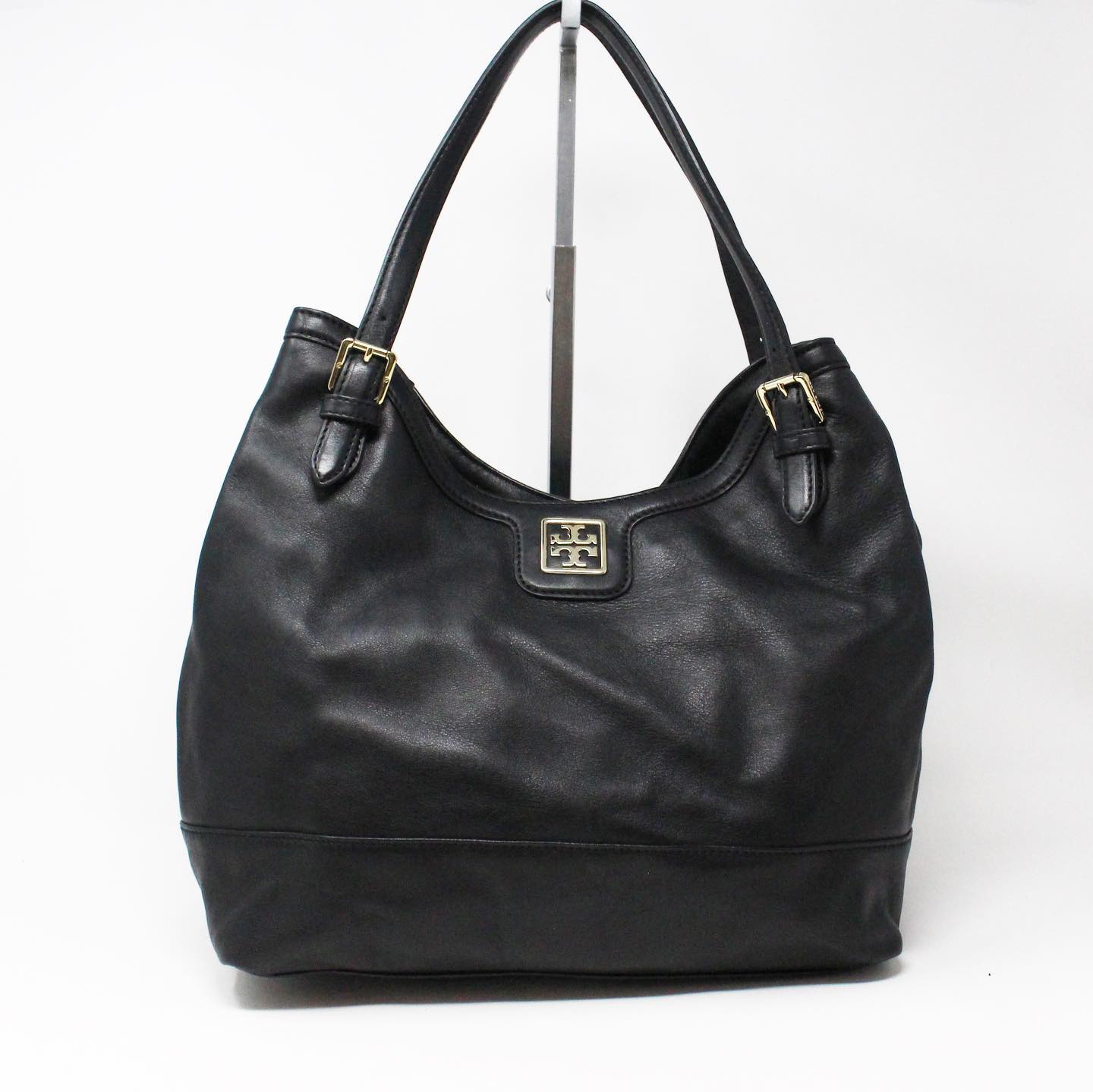 TORY BURCH #31225 Black Leather Shoulder Bag