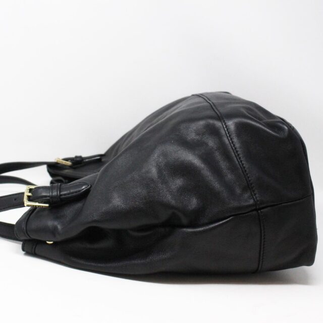 TORY BURCH 31225 Black Leather Shoulder Bag 3