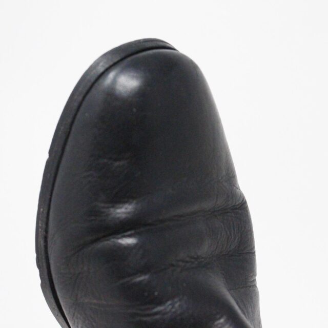 VIA SPIGA 31352 Black Leather Tall Boots US 7.5 EU 37.5 5