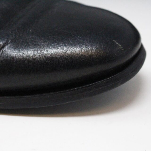 VIA SPIGA 31352 Black Leather Tall Boots US 7.5 EU 37.5 9