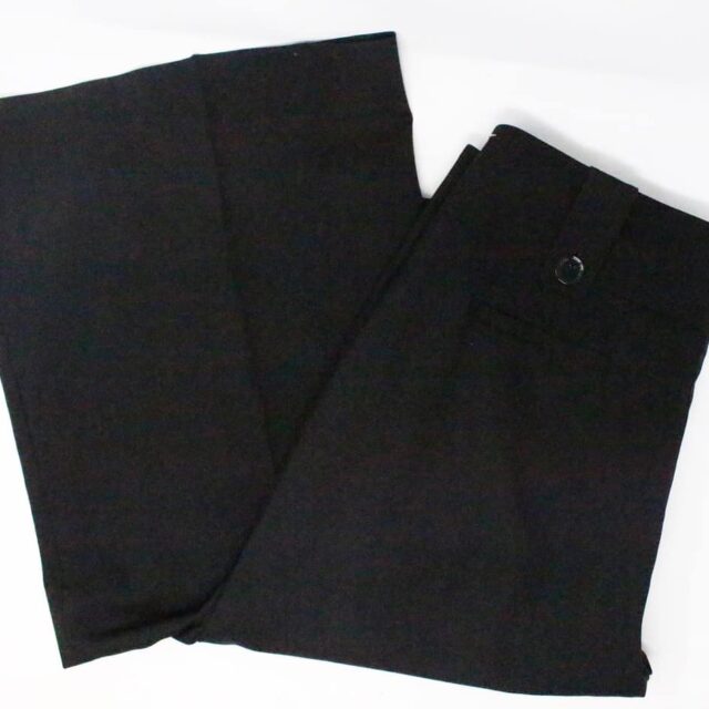 BURBERRY 31942 Black Slacks Pants Size 16 1