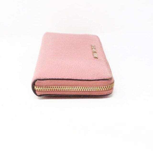 MICHAEL KORS 31805 Pink Leather Continental Wallet 3