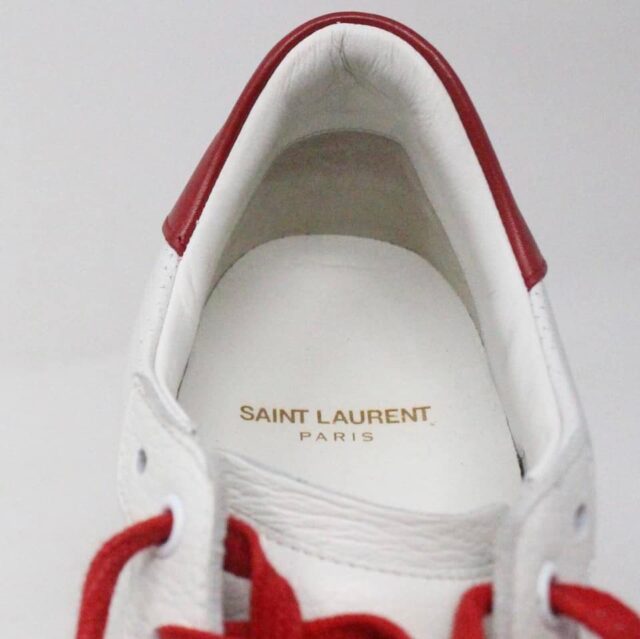 SAINT LAURENT 32278 Men´s White Low Top Sneakers 8