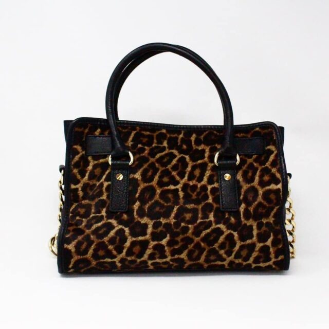 MICHAEL KORS 32860 Cheetah Handbag with Gold Hardware 2