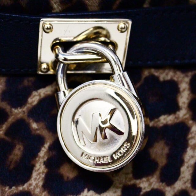 MICHAEL KORS 32860 Cheetah Handbag with Gold Hardware 7