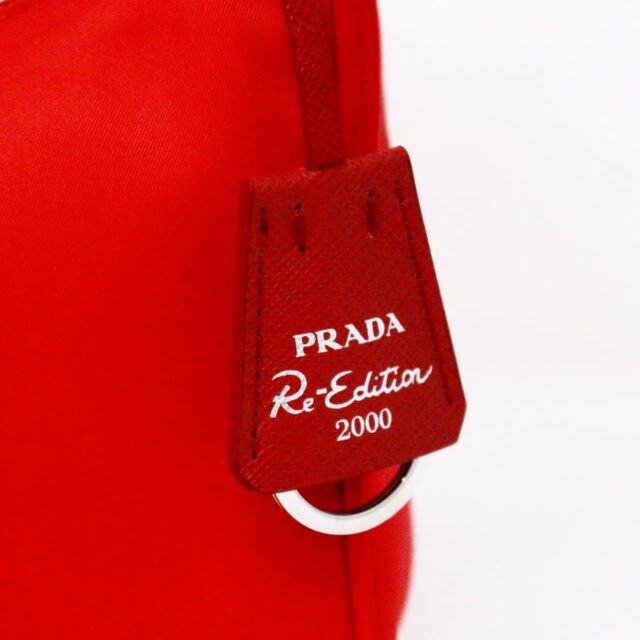 PRADA 32900 Red Nylon Bag 10