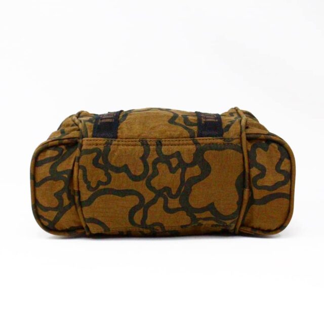 TOUS 32605 Brown Print Nylon Handbag 3