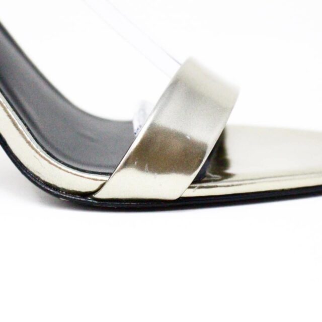 VIA SPIGA 32604 Silver Leather Strap Heels US 8 EU 38 7
