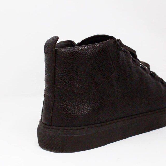 BALENCIAGA 33059 Mens Brown Leather Sneakers US 11 EU 41 5