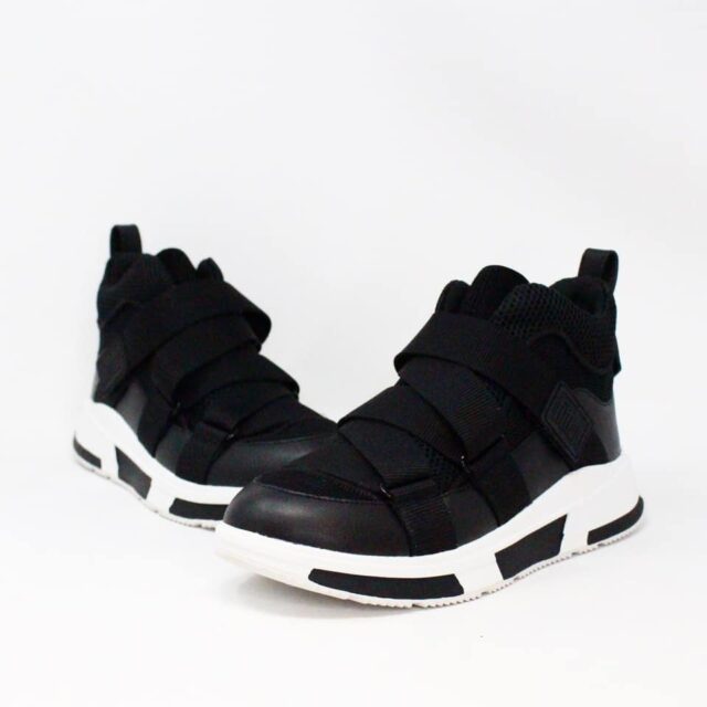 FITFLOP 32921 Black Velcro Strap Sneakers US 7 EU 37 1
