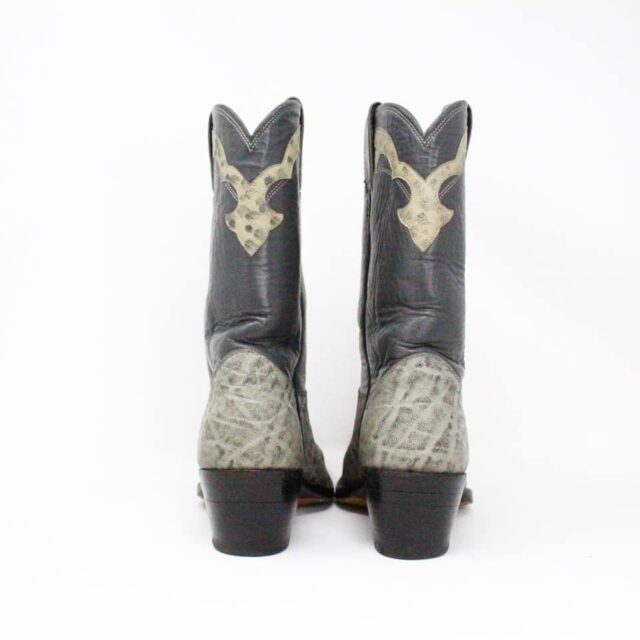 JUSTIN 33118 Mens Two Toned Grey Cowboy Boots US 11 EU 41 3