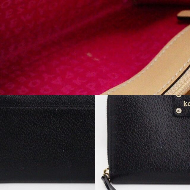 KATE SPADE 33184 Black Leather Wallet 9