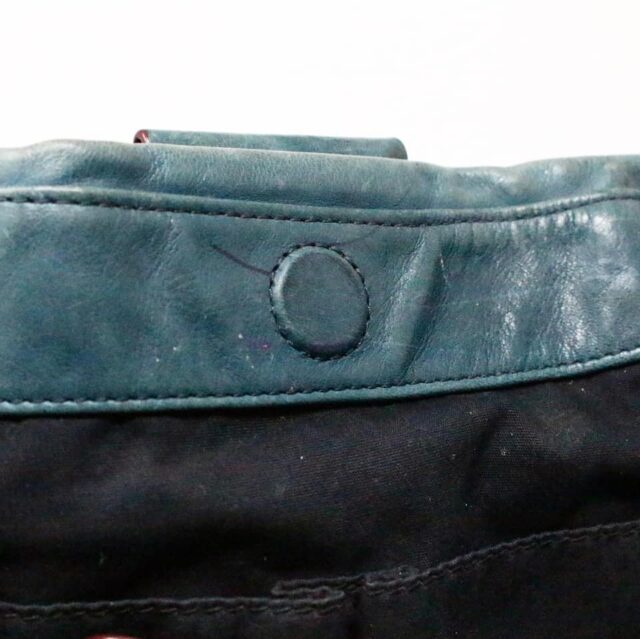 MARC JACOBS 32911 Teal Leather Handbag 10