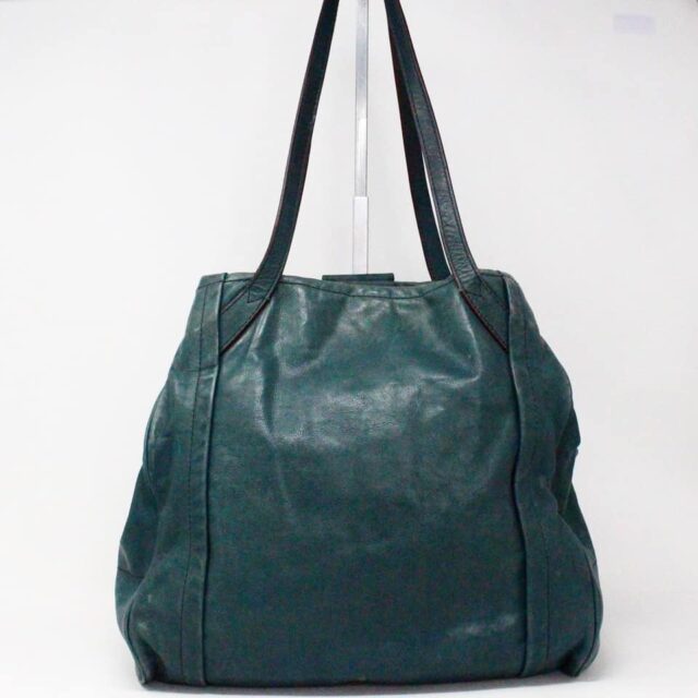 MARC JACOBS 32911 Teal Leather Handbag 2