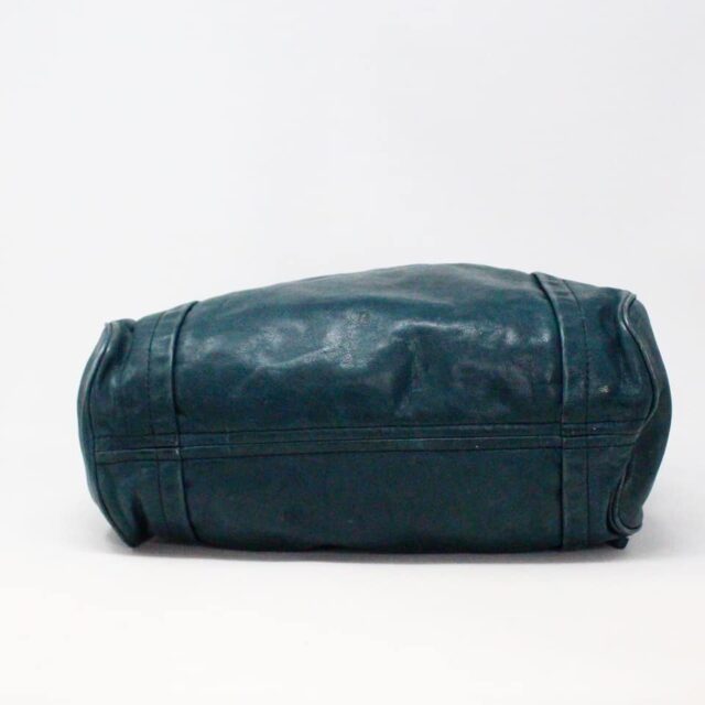 MARC JACOBS 32911 Teal Leather Handbag 3
