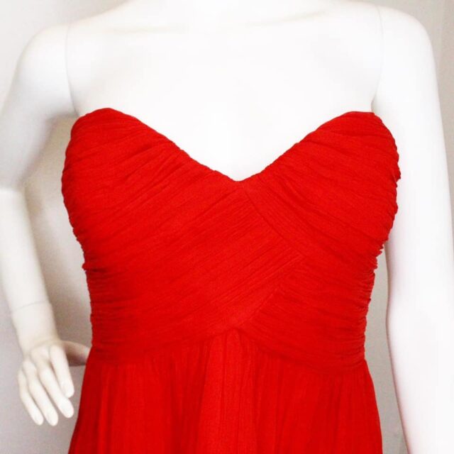 CONTOUR 33562 Red Strapless Party Dress Size 10 3
