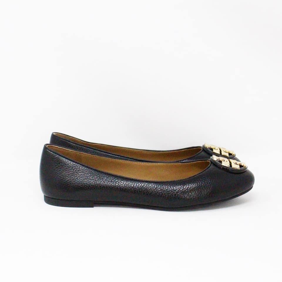 TORY BURCH #MCA020-33503 Black Claire Ballet Flat Tumbled Leather (US   EU ) – ALL YOUR BLISS