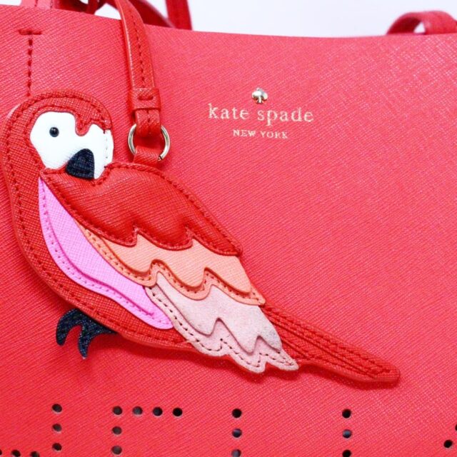 KATE SPADE 34177 Red Saffiano Leather Tote 8