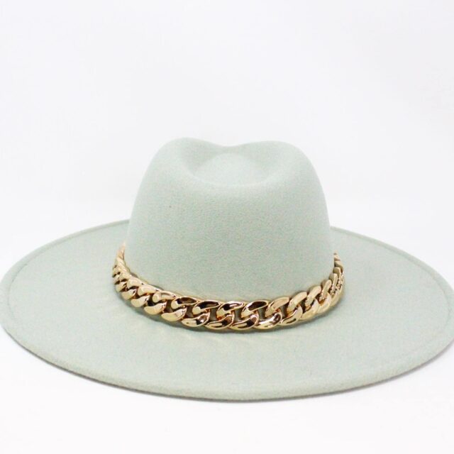 MCA122 Mint Chain Link Suede Hat 3